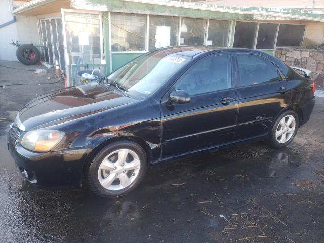 KIA SPECTRA EX 2009 with VIN KNAFE221895026078 - Photo from auction