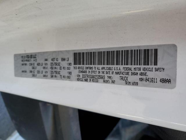 Photo 14 from auction – 2019 RAM PROMASTER with VIN 3C6TRVDG6KE535603