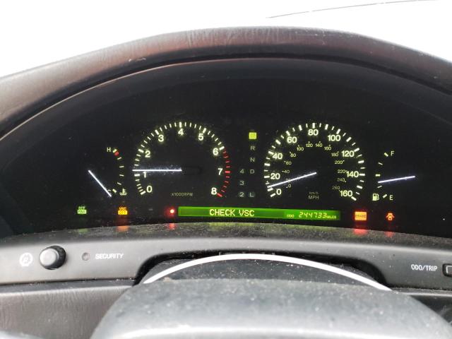 Photo 9 from auction – 1998 LEXUS LS 400 with VIN JT8BH28F1W0119768