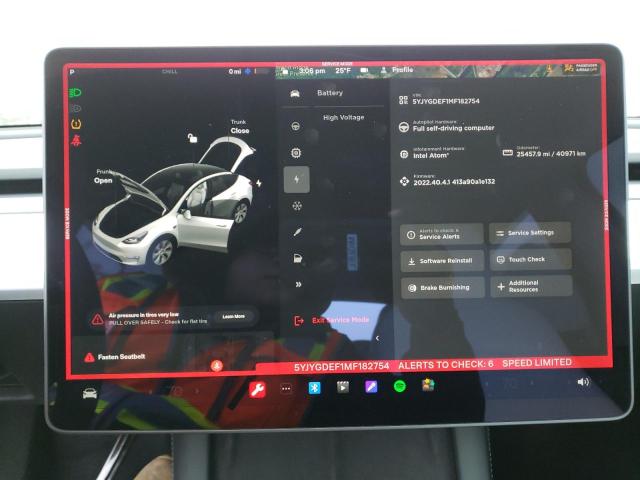 Photo 9 from auction – 2021 TESLA MODEL Y with VIN 5YJYGDEF1MF182754