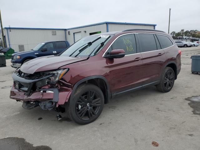 Photo 1 from auction – 2022 HONDA PILOT SE with VIN 5FNYF6H27NB027280