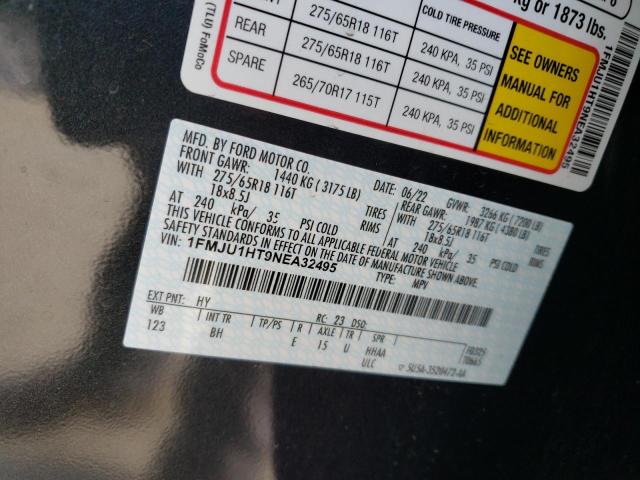 Photo 14 from auction – 2022 FORD EXPEDITION with VIN 1FMJU1HT9NEA32495