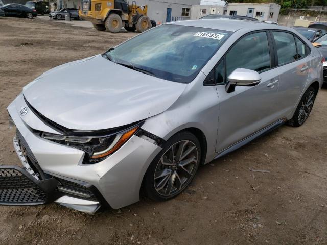 TOYOTA COROLLA SE 2021 with VIN 5YFS4MCE6MP094070 - Photo from auction
