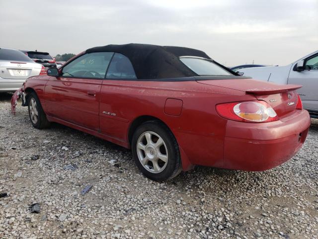 Photo 2 from auction – 2002 TOYOTA CAMRY SOLA with VIN 2T1FF28P62C593362