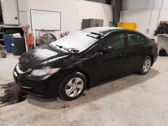 HONDA CIVIC LX 2013 with VIN 19XFB2F59DE057197 - Photo from auction