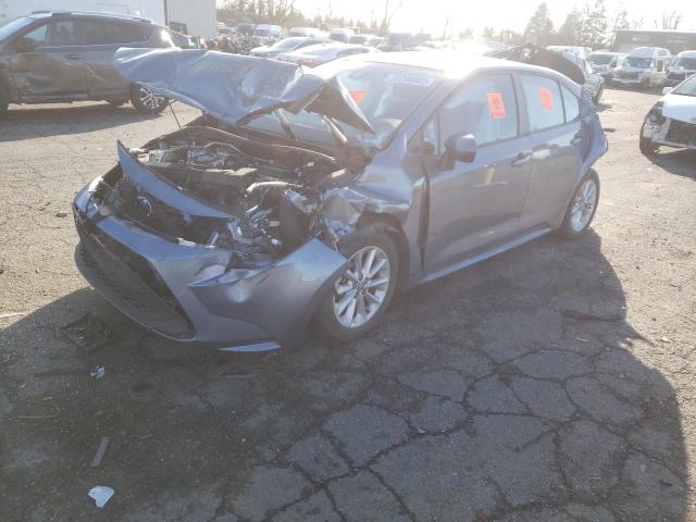 TOYOTA COROLLA LE 2020 with VIN 5YFHPRAE9LP012090 - Photo from auction