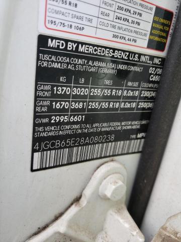 Photo 14 from auction – 2008 MERCEDES-BENZ R 350 with VIN 4JGCB65E28A080238