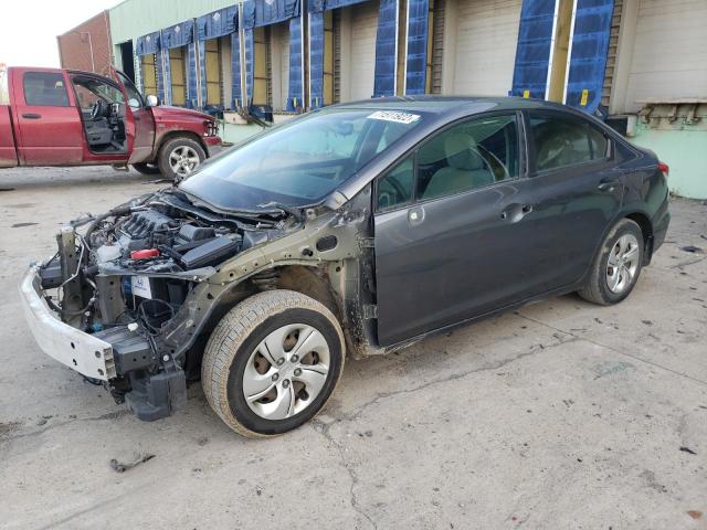 HONDA CIVIC LX 2013 with VIN 2HGFB2F59DH552974 - Photo from auction