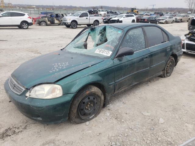 Photo 1 from auction – 2000 HONDA CIVIC BASE with VIN 2HGEJ661XYH539756