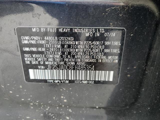 Photo 14 from auction – 2015 SUBARU FORESTER 2 with VIN JF2SJADC8FH485354