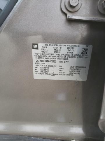 Photo 14 from auction – 2011 GMC TERRAIN SL with VIN 2CTALSEC4B6422460