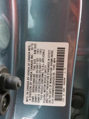 Photo 14 from auction – 2016 HONDA CR-V EX with VIN 2HKRM3H55GH525159