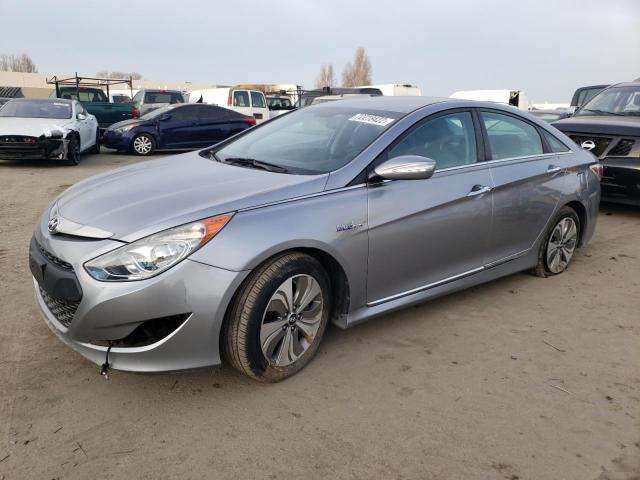HYUNDAI SONATA HYB 2015 with VIN KMHEC4A48FA130676 - Photo from auction