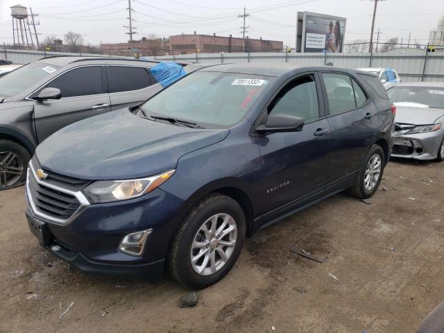 CHEVROLET EQUINOX LS 2018 with VIN 3GNAXHEV8JS573202 - Photo from auction