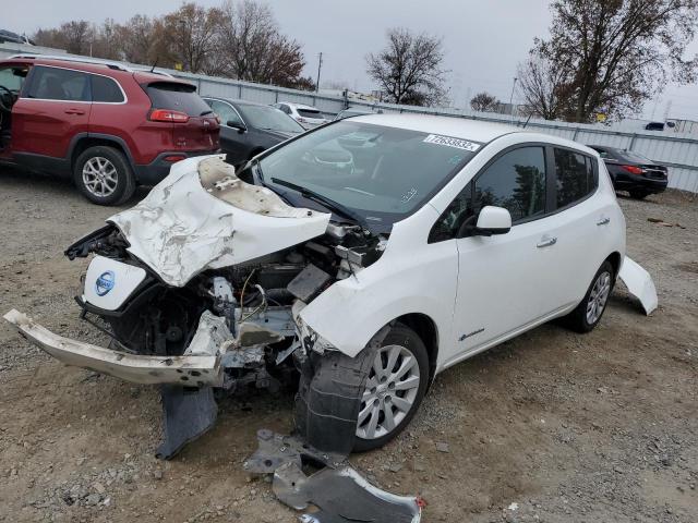 NISSAN LEAF S 2015 with VIN 1N4AZ0CP1FC318970 - Photo from auction