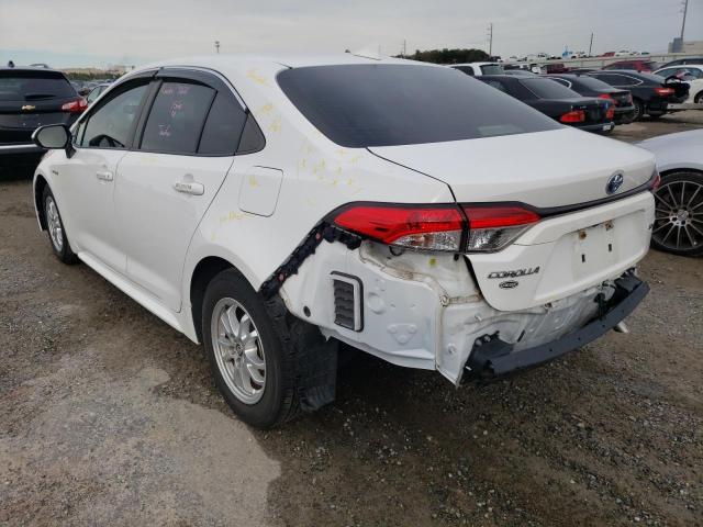 Photo 2 from auction – 2020 TOYOTA COROLLA LE with VIN JTDEBRBE4LJ003527