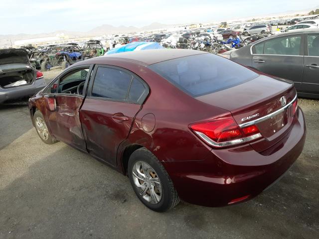 Photo 2 from auction – 2015 HONDA CIVIC LX with VIN 19XFB2F58FE202913