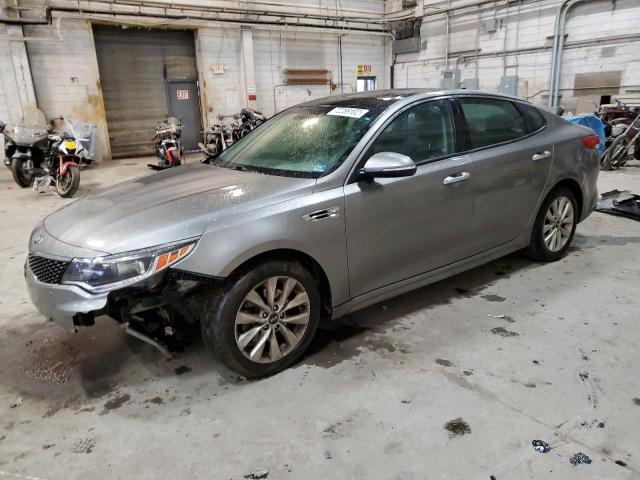 KIA OPTIMA EX 2018 with VIN 5XXGU4L38JG220115 - Photo from auction