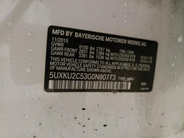 Photo 14 from auction – 2016 BMW X6 XDRIVE3 with VIN 5UXKU2C53G0N80773