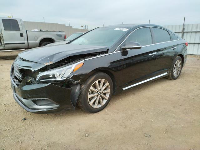 HYUNDAI SONATA 2017 with VIN 5NPE34AF0HH448230 - Photo from auction