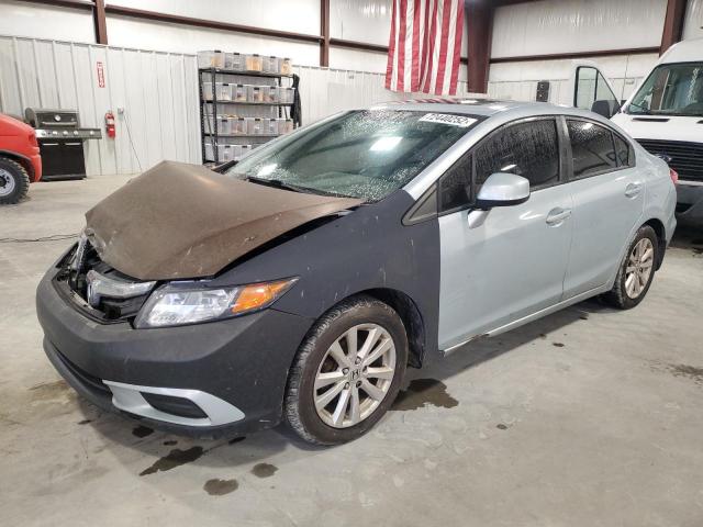 HONDA CIVIC EX 2012 with VIN 19XFB2F85CE039109 - Photo from auction