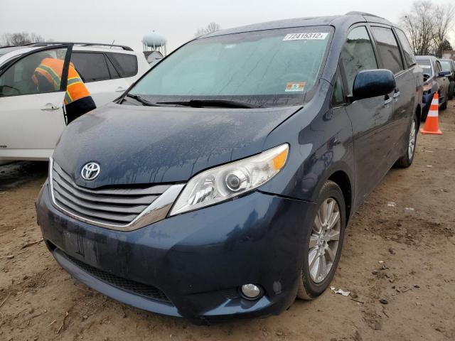 TOYOTA SIENNA XLE 2011 with VIN 5TDDK3DC1BS004592 - Photo from auction