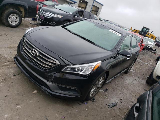 HYUNDAI SONATA SPO 2016 with VIN 5NPE34AF1GH290477 - Photo from auction
