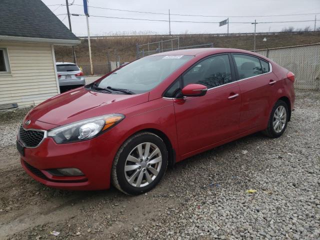 KIA FORTE EX 2014 with VIN KNAFX4A82E5106314 - Photo from auction