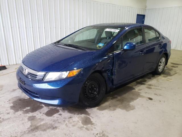 HONDA CIVIC LX 2012 with VIN 2HGFB2F5XCH564503 - Photo from auction