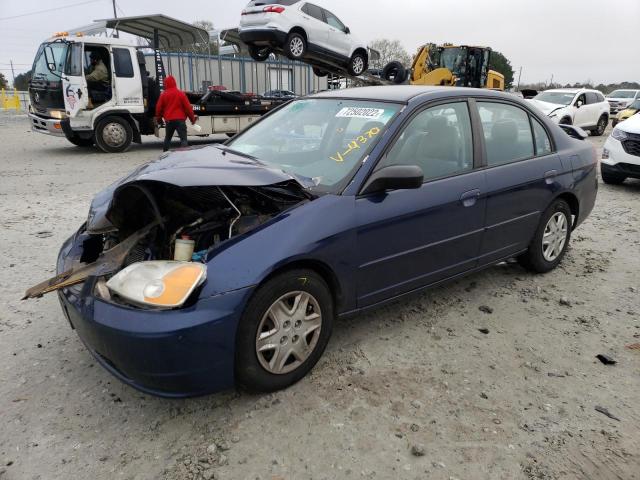 Photo 1 from auction – 2003 HONDA CIVIC LX with VIN 2HGES16543H574370