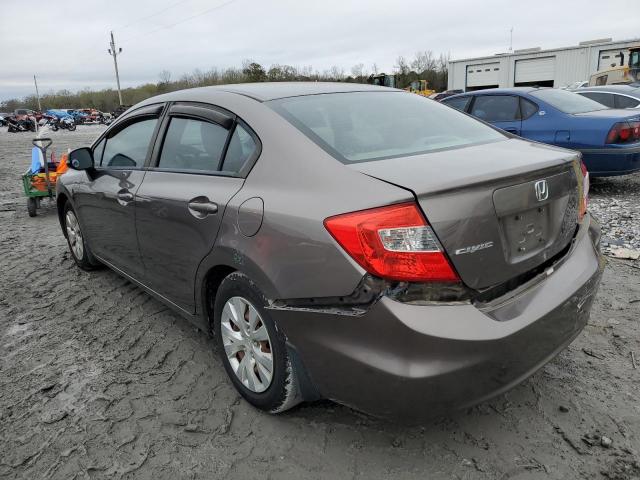 Photo 2 from auction – 2012 HONDA CIVIC LX with VIN 2HGFB2F59CH509427