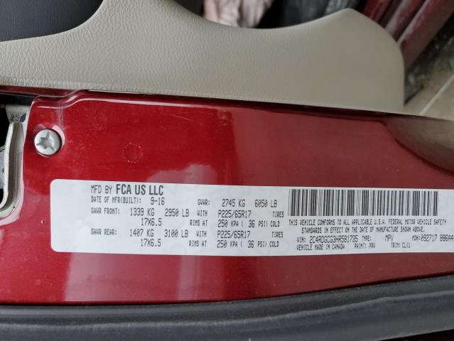 Photo 14 from auction – 2017 DODGE GRAND CARA with VIN 2C4RDGCG3HR581735