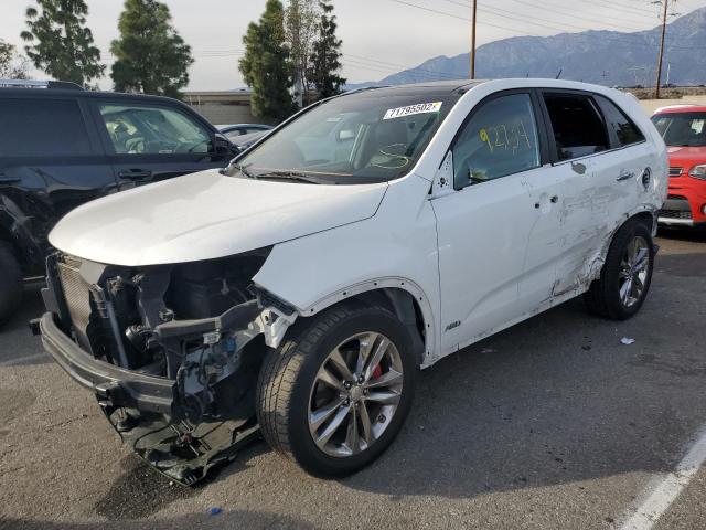 KIA SORENTO SX 2014 with VIN 5XYKWDA71EG504231 - Photo from auction