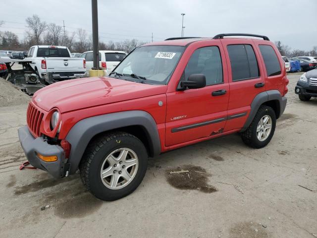 Photo 1 from auction – 2004 JEEP LIBERTY SP with VIN 1J4GL48K64W325980