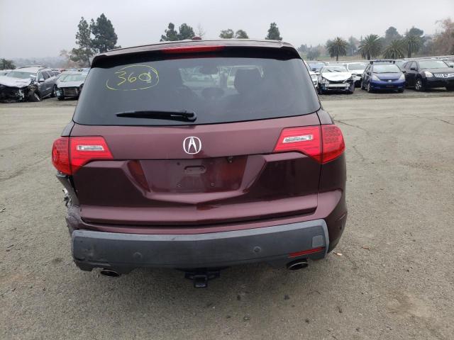 Photo 6 from auction – 2007 ACURA MDX TECHNO with VIN 2HNYD28497H547326