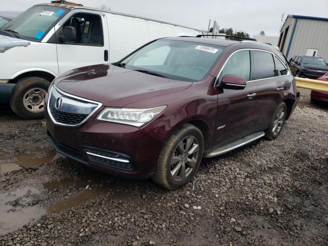 ACURA MDX ADVANC 2014 with VIN 5FRYD4H81EB024100 - Photo from auction