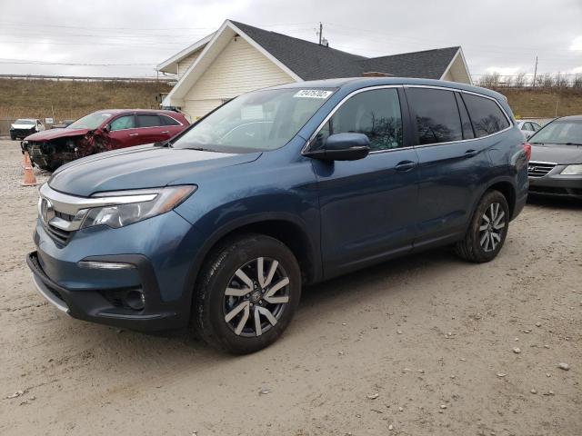 HONDA PILOT EXL 2021 with VIN 5FNYF6H53MB080910 - Photo from auction
