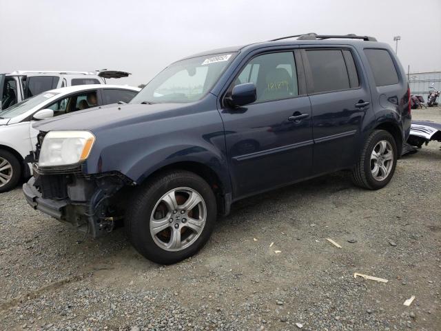 HONDA PILOT EXL 2012 with VIN 5FNYF4H58CB045069 - Photo from auction