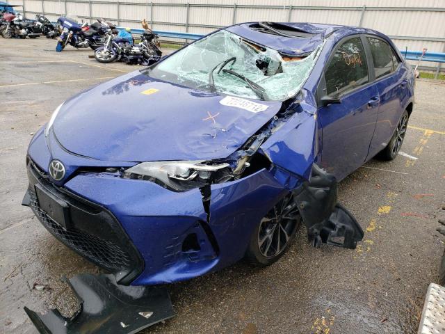 TOYOTA COROLLA SE 2018 with VIN 5YFBURHE3JP853033 - Photo from auction