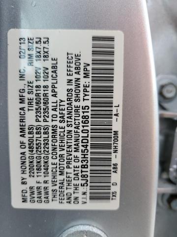 Photo 14 from auction – 2013 ACURA RDX TECHNO with VIN 5J8TB3H54DL016815