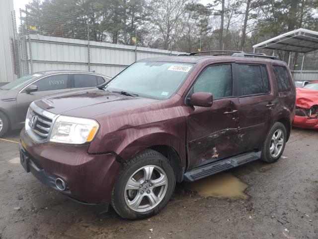 HONDA PILOT EXL 2014 with VIN 5FNYF3H54EB017640 - Photo from auction
