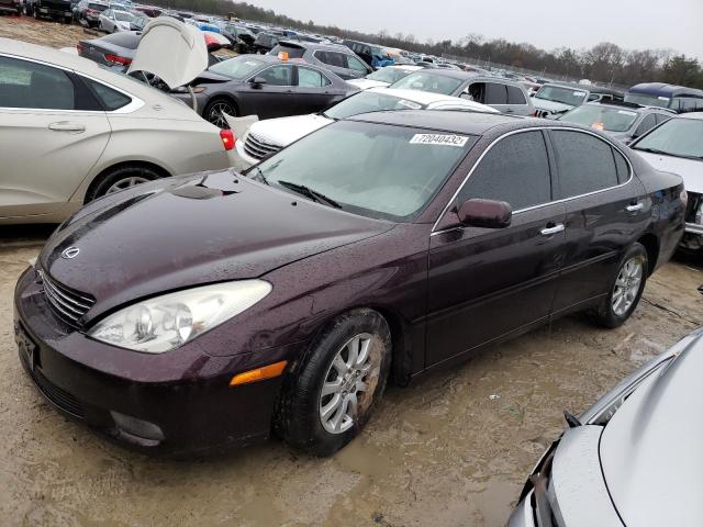 LEXUS ES 300 2003 with VIN JTHBF30G730146887 - Photo from auction