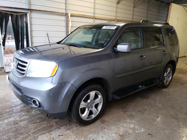 HONDA PILOT EXLN 2012 with VIN 5FNYF3H7XCB017205 - Photo from auction