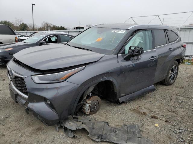 TOYOTA HIGHLANDER 2021 with VIN 5TDHBRCH9MS514614 - Photo from auction