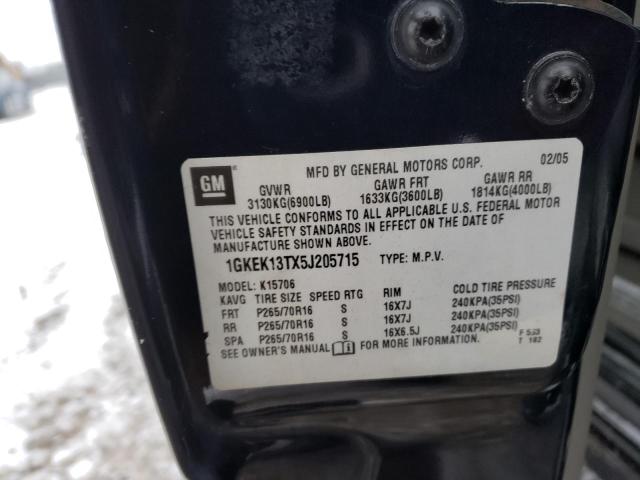 Photo 14 from auction – 2005 GMC YUKON with VIN 1GKEK13TX5J205715