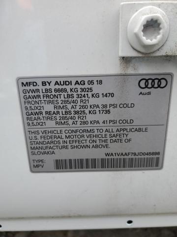 Zdjęcie 14 z aukcji – 2018 AUDI Q7 PRESTIG z VIN WA1VAAF79JD045696