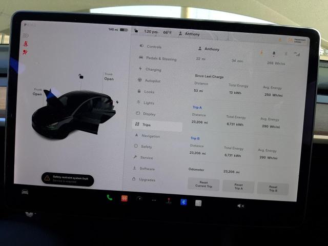 Photo 9 from auction – 2021 TESLA MODEL 3 with VIN 5YJ3E1EC9MF070496