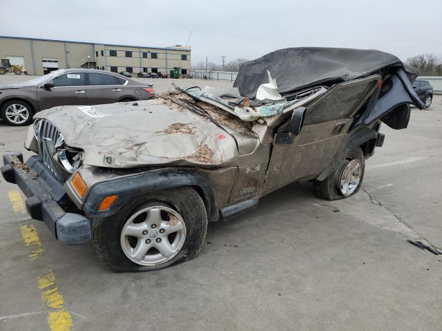 JEEP WRANGLER X 2004 with VIN 1J4FA39S54P741717 - Photo from auction