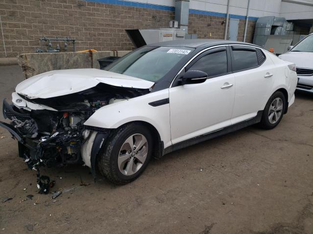 KIA OPTIMA HYB 2015 with VIN KNAGM4AD8F5088722 - Photo from auction