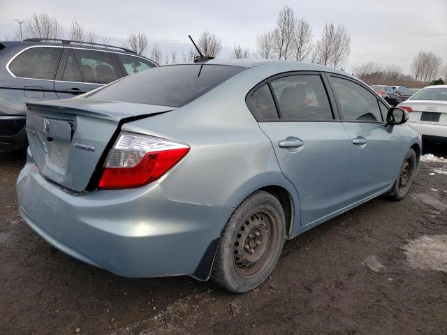 Photo 3 from auction – 2012 HONDA CIVIC HYBR with VIN JHMFB4F23CS800027